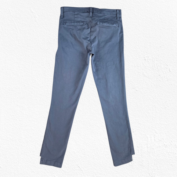 J Brand Clara Pants Volcanic Ash Gray Slim Cropped Taper Trousers Size 24 - Picture 9 of 9